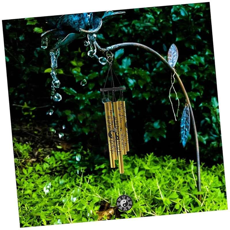 Extra Small Bagua Wind Chime Pendant Retro Metal Wind Chime Lucky Wind Chime Garden Wind Chime