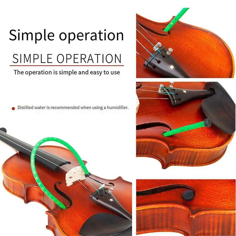 F Hole Violin Humidifier Hygrometer Maintenance Tool Prevent Cracks Humidity Maintenance Violin Soun
