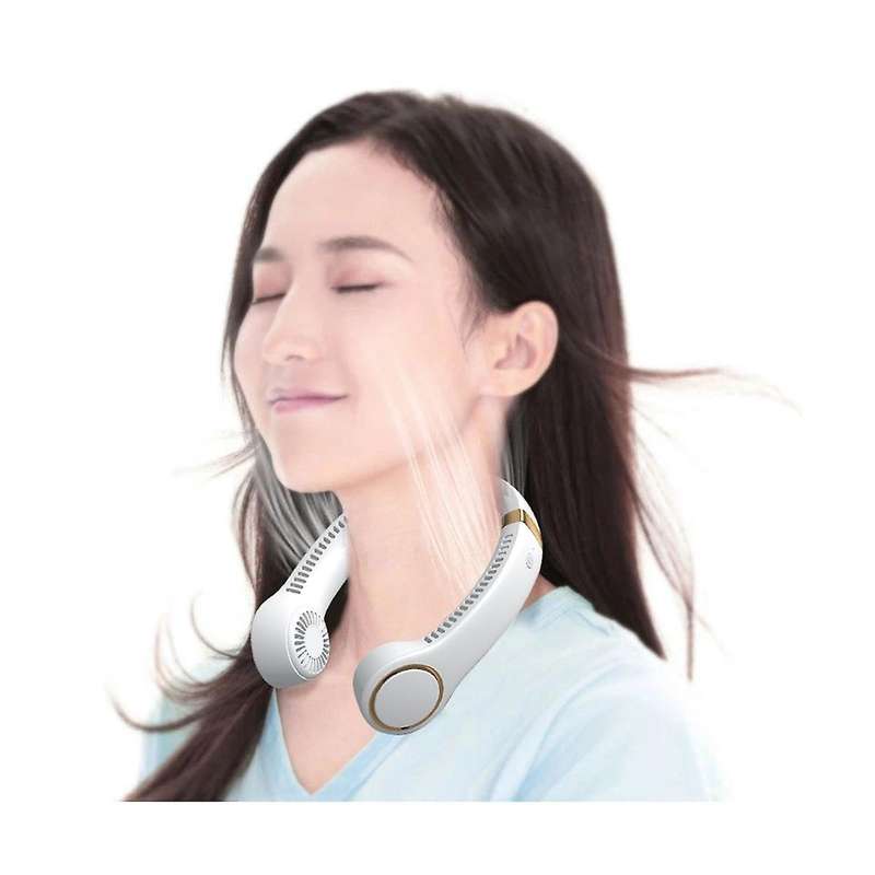 F16 Usb Neck Hanging Fan Mini Portable 4000mah Battery Outdoor Sports Charging Neck Hanging Fan