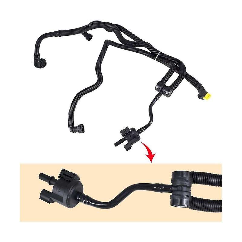 F2gz9d289a Car Carbon Canister Solenoid Valve with Hose for Edge 2.0l 2.7l 2015 2016 2017 2018 2019