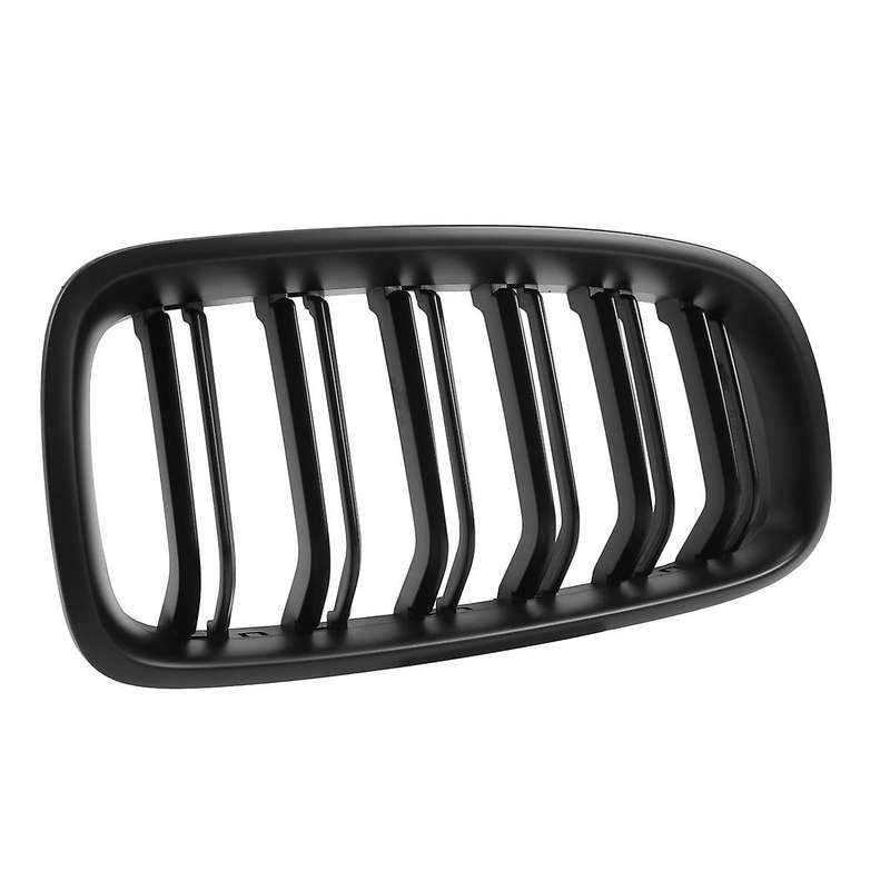F30 Grill, Front Hood Kidney Grille for 3 Series F30 F31 F35 2012-2018 (double Slat Black Grill, 2-