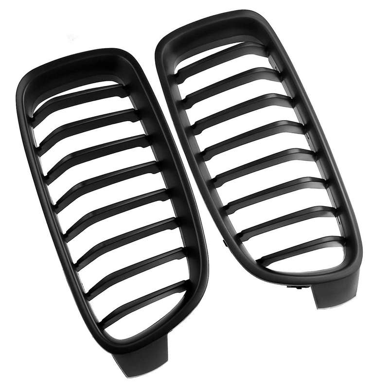 F30 , Front Hood Kidney Grille for  3 Series F30 F31 F35 2012-2018 (single Slat Black)