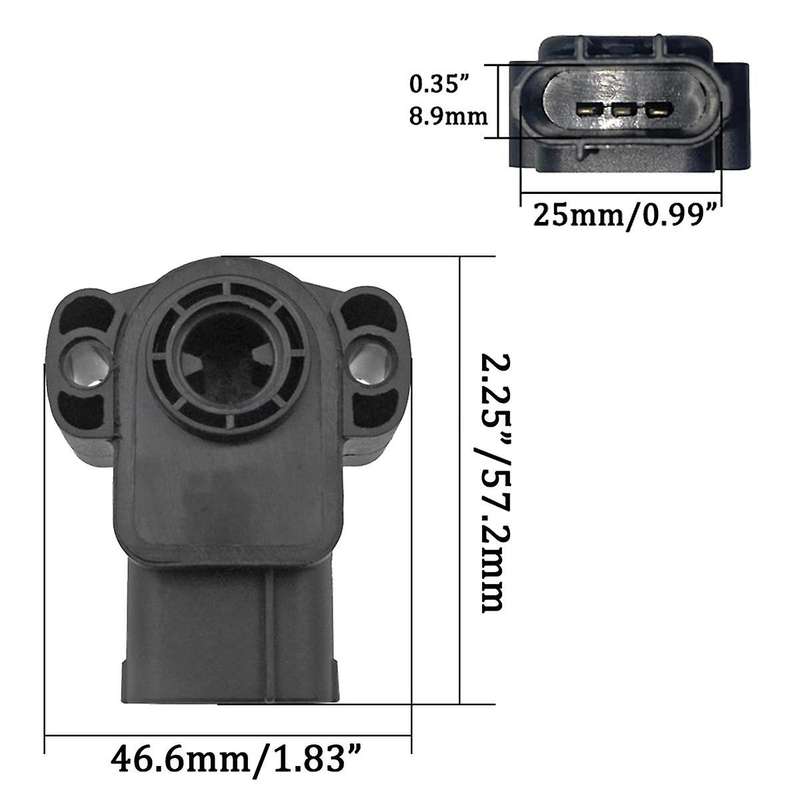 F6CF-98989- F6CF98989BA Throttle Sensor Potentiometer for Focus Escort Tracer Mercury 2.0- 1995-2004