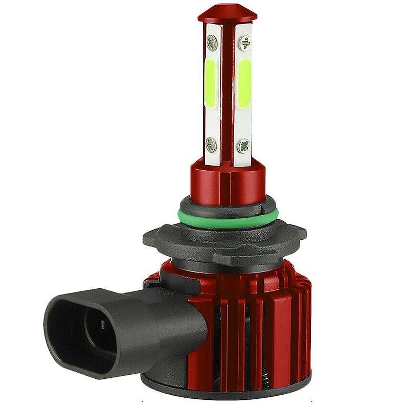 F8 4-Sides Glow LED Car Headlight Automobile LED Lamp Upgrade Section Universal Car Headlight 9006 R