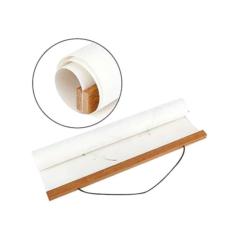 Fabric Hanging Painting Living Room Decorative Painting Sofa Wall Hanging Cloth Solid Wood Hanging S