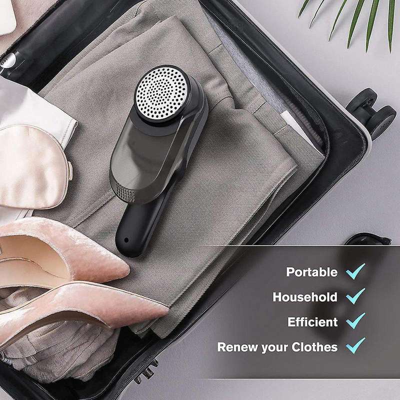 Fabric Shaver, Electric Lint Remover for Clothes Furniture, Rechargeable Lint Shaver with 2 Speeds 3
