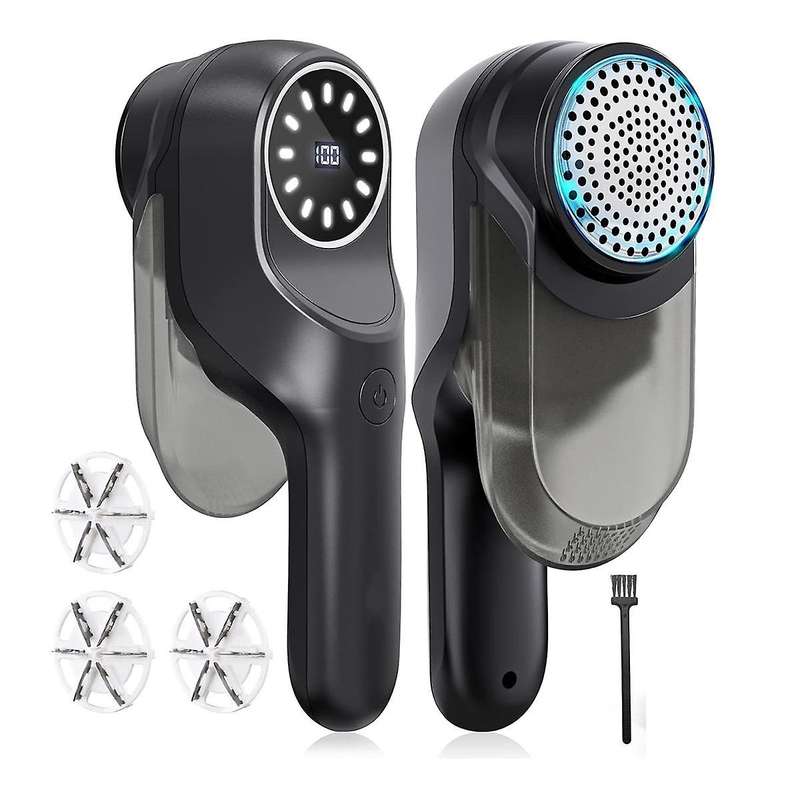 Fabric Shaver, Electric Lint Remover for Clothes Furniture, Rechargeable Lint Shaver with 2 Speeds 3