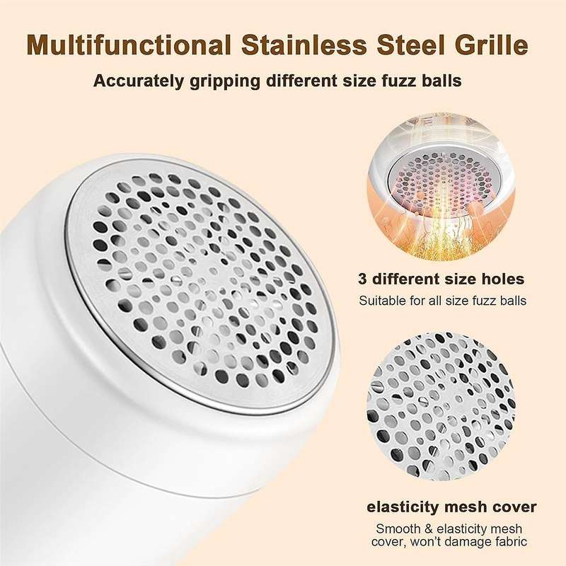 Fabric Lint Shaver, Rechargeable Sweater Pill Remover Fabric Shaver, Electric Portable Defuzzer Pil