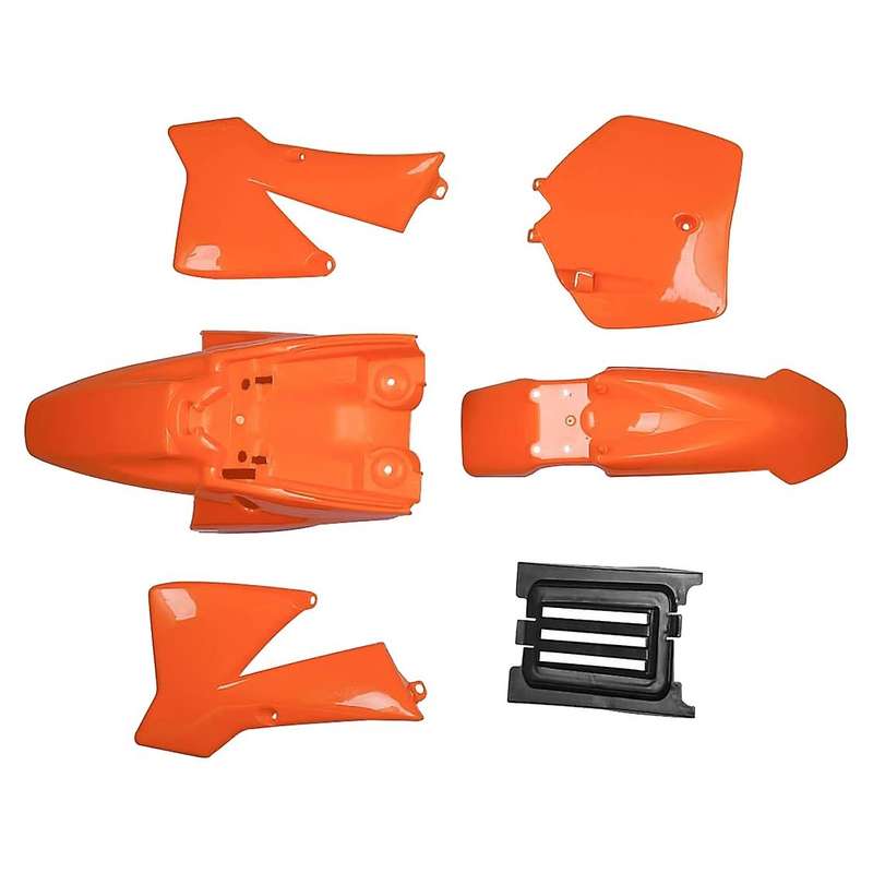 Fairing Body Cover Parts Kit Orange for 50 50CC 50SX Mini Dirt Pit Kids for KTM50 Senior Junior Jr