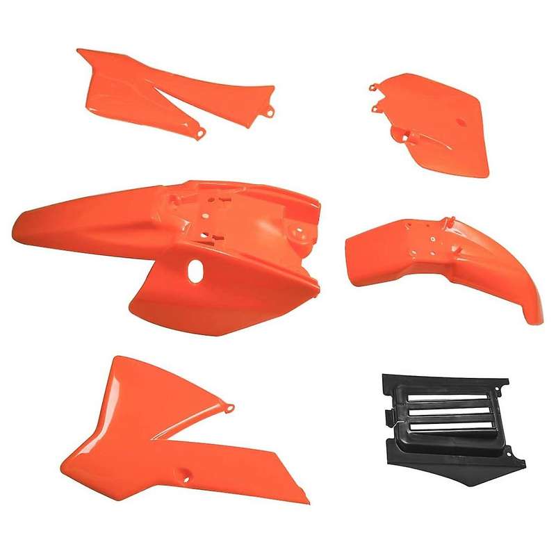 Fairing Body Cover Parts Kit Orange for 50 50CC 50SX Mini Dirt Pit Kids for KTM50 Senior Junior Jr