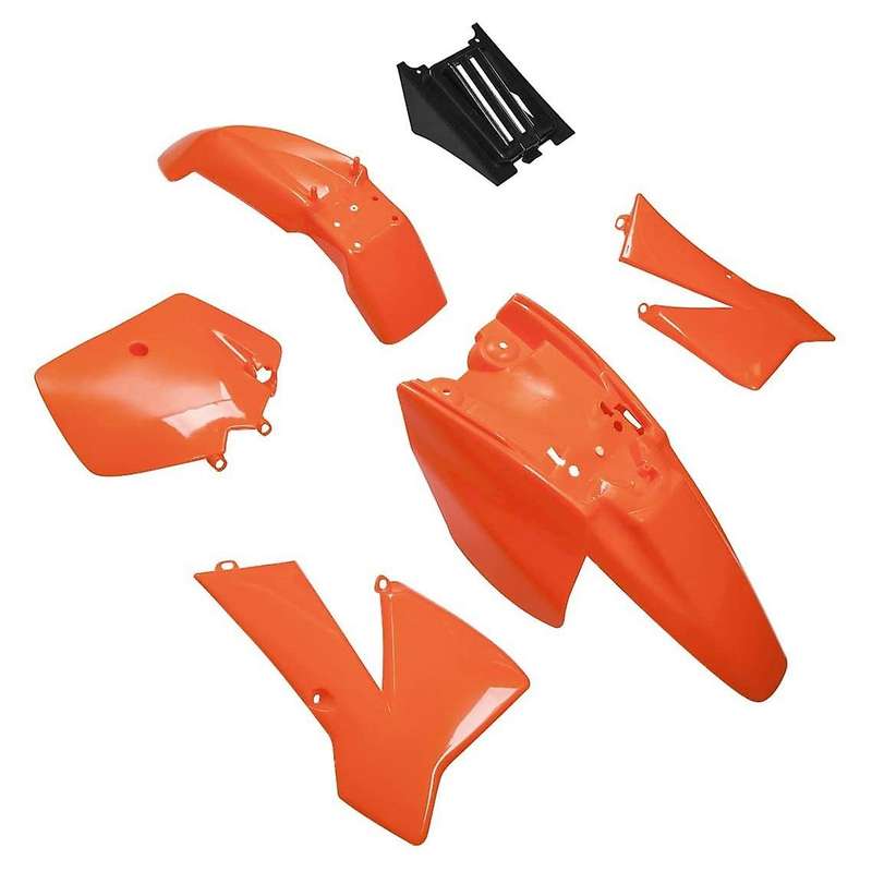 Fairing Body Cover Parts Kit Orange for 50 50CC 50SX Mini Dirt Pit Kids for KTM50 Senior Junior Jr