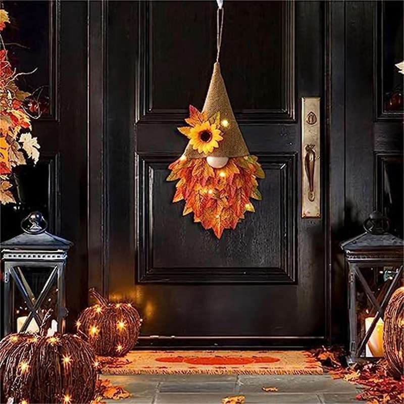 Fall Door Hanger Festival Pendant Ornament for Home Front Door Wall Decorations Party Supplies
