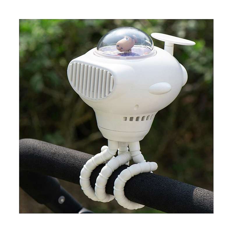 Fan Handheld Tabletop Leafless Baby Cart Small Fan Household Outdoor Shaking Head Fan