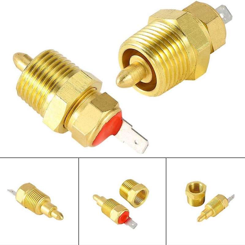 Fan Thermostat Temperature Switch 195 to 210 Degree Electric Engine Cooling Fan Thermostat Temp Swit
