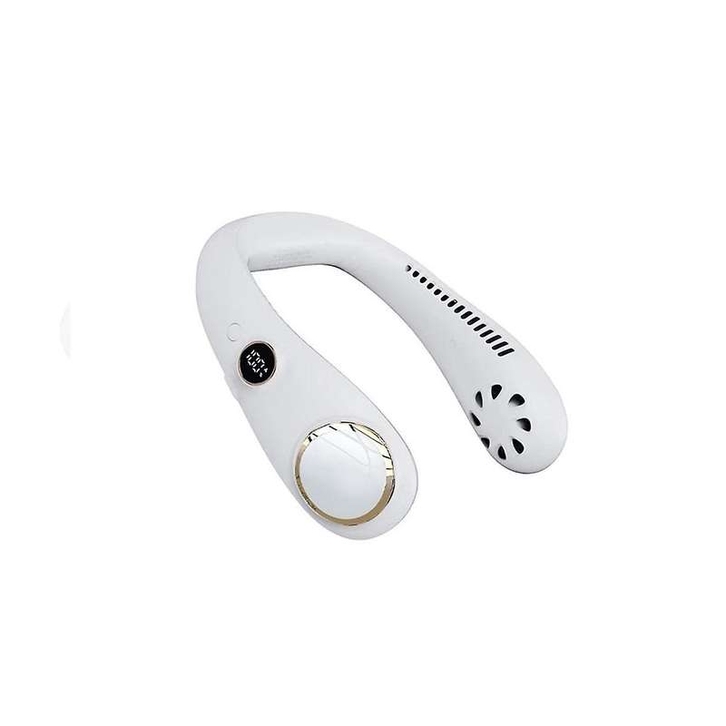 Fans Portable Mini Hanging Neck Fan Digital Display Power Ventilador Bladeless Neckband Fan Air Coo