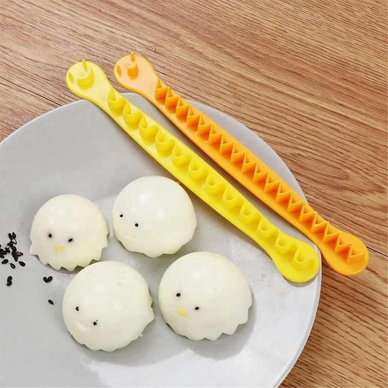 Fancy Cut Egg Cooker Home Boiled Egg for Egg Lace Cutter Mold Tool