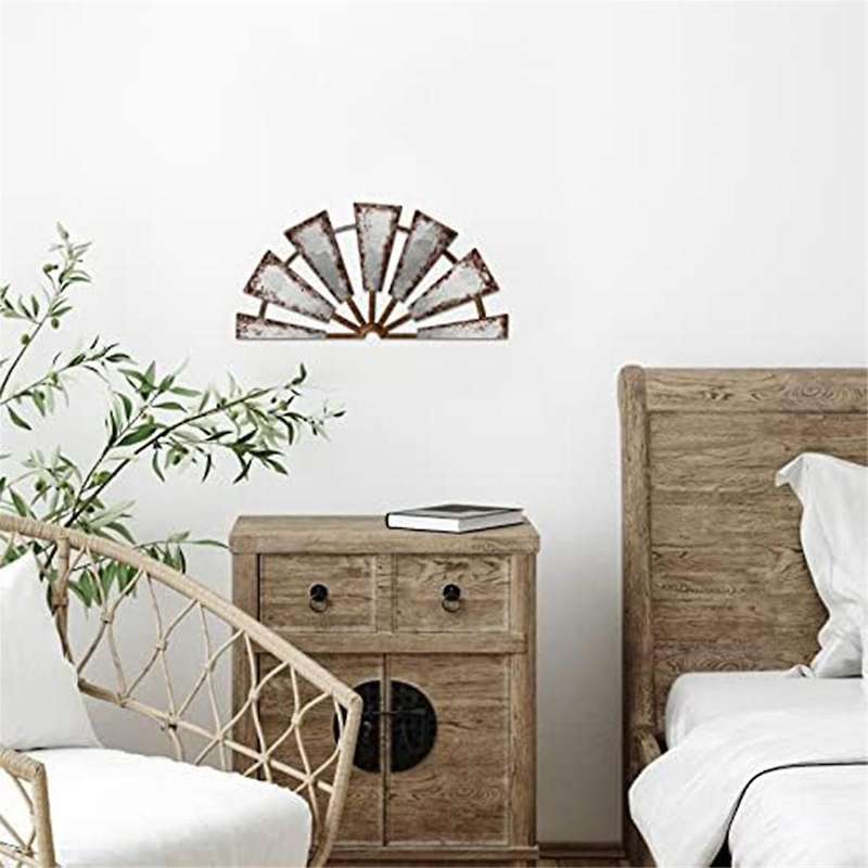 Farmhouse Living Room Wall Decor Decor Rustic Wall Art Decorative Windmill Wall Sculpture Home Decor