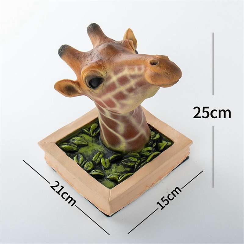 Fantast Costumes Giraffe Wall Mounted Foam Sculpture Hanging Animal Decor Bedroom Decoration Kid Gif