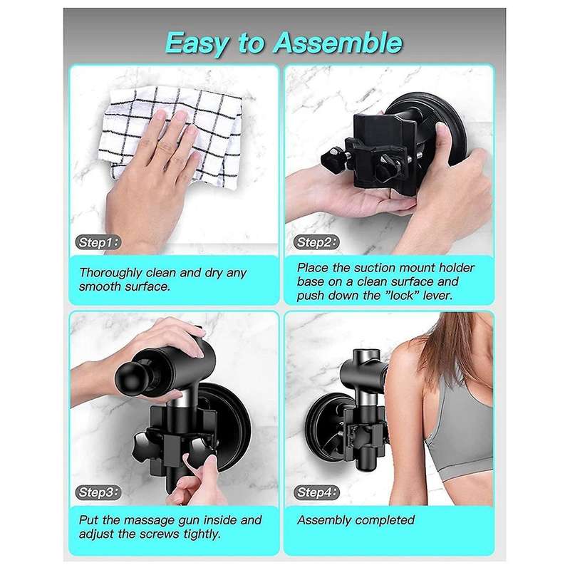 Fascia Holder Private Model Suction Cup Bracket Fascia Through PET Rubber Fixing Bracket