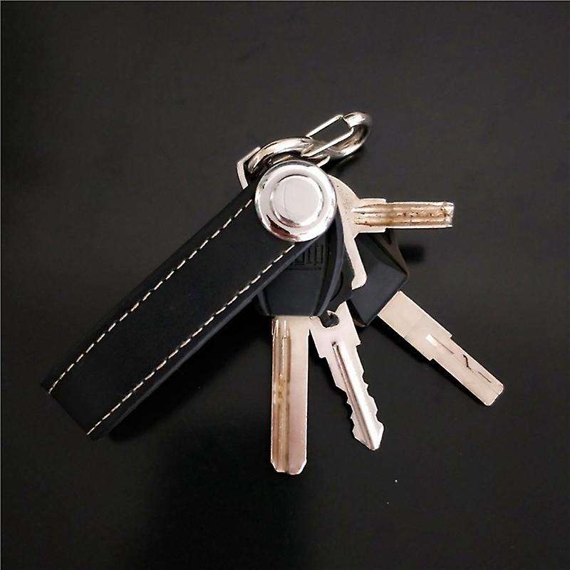 Fashion Car Key Pouch Bag Case Wallet Holder Chain Key Wallet Ring Pocket Key Organizer Smart Leath