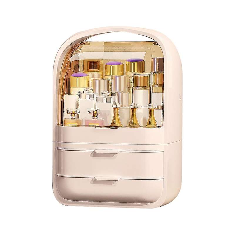 Fashion Large Capacity Cosmetic Box Makeup Jewelry Drawer Home Storage Boxs Multifunctional Travel C