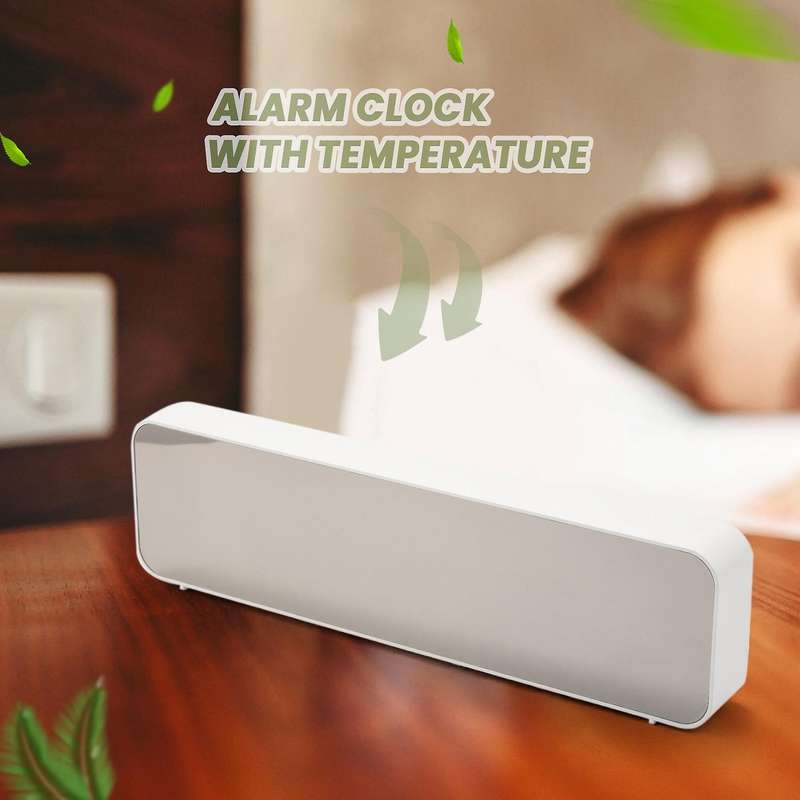 Fashion Living Room Digital Display LED Digital Perpetual Calendar Clock Luminous Silent Electronic