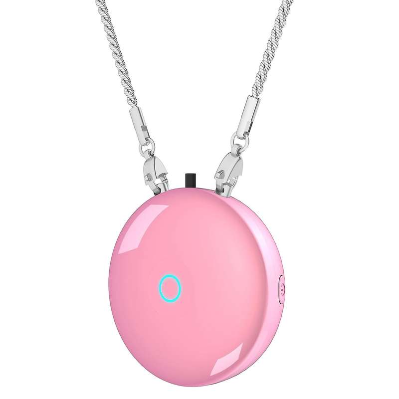 Fashionable Personal Wearable Necklace Type Hanging Neck Air Purifier Mini Portable Negative Ion Air