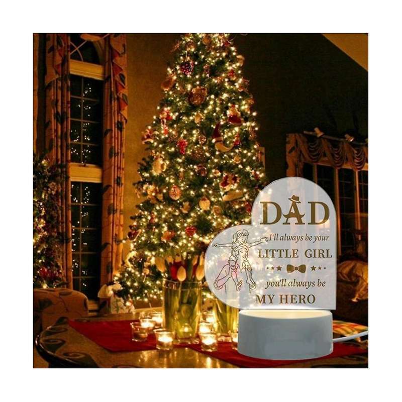Father's Day Gift Night Light Acrylic Eye Protection Night Light Unique Night Light Gift Acrylic En