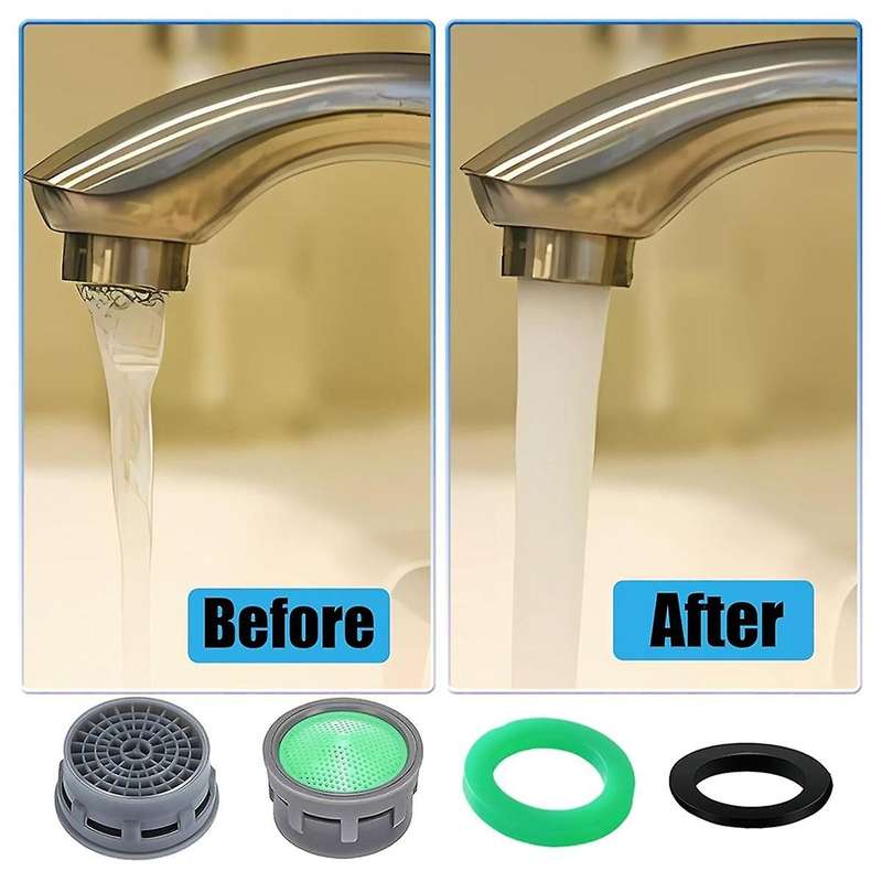 Faucet Aerator, Faucet Aerator Replacement Part for Bathroom or Kitchen Faucet Filter, Fits Faucet A
