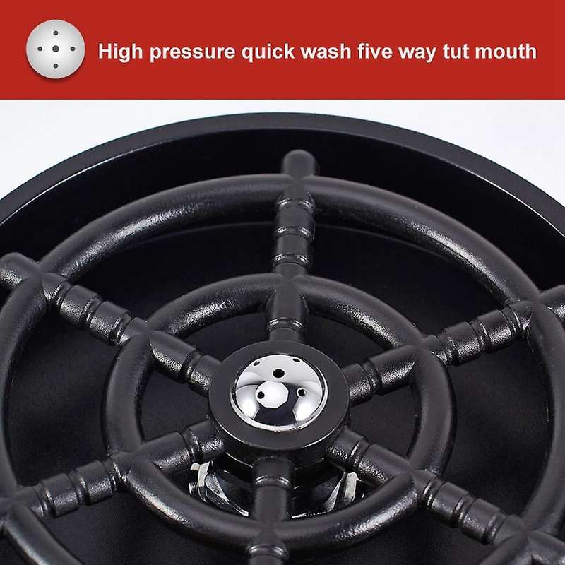 Faucet Glass Rinser for Kitchen Sink Automatic Cup Scourer Washer Bar Coffee Pitcher Wash Cups Tool