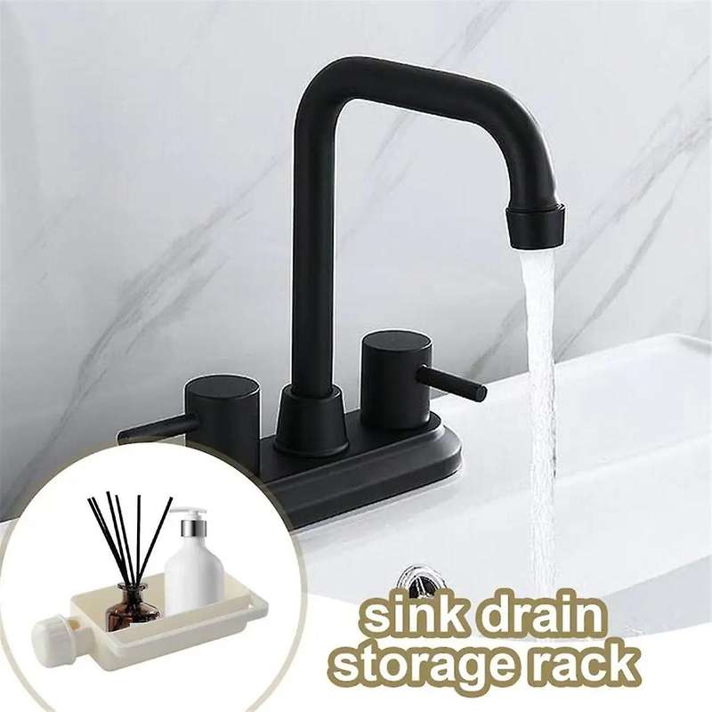Faucet Sponge Holder Kitchen Sponge Holder Hollow Design Faucet Storage Rack Sponge Holder for Sink