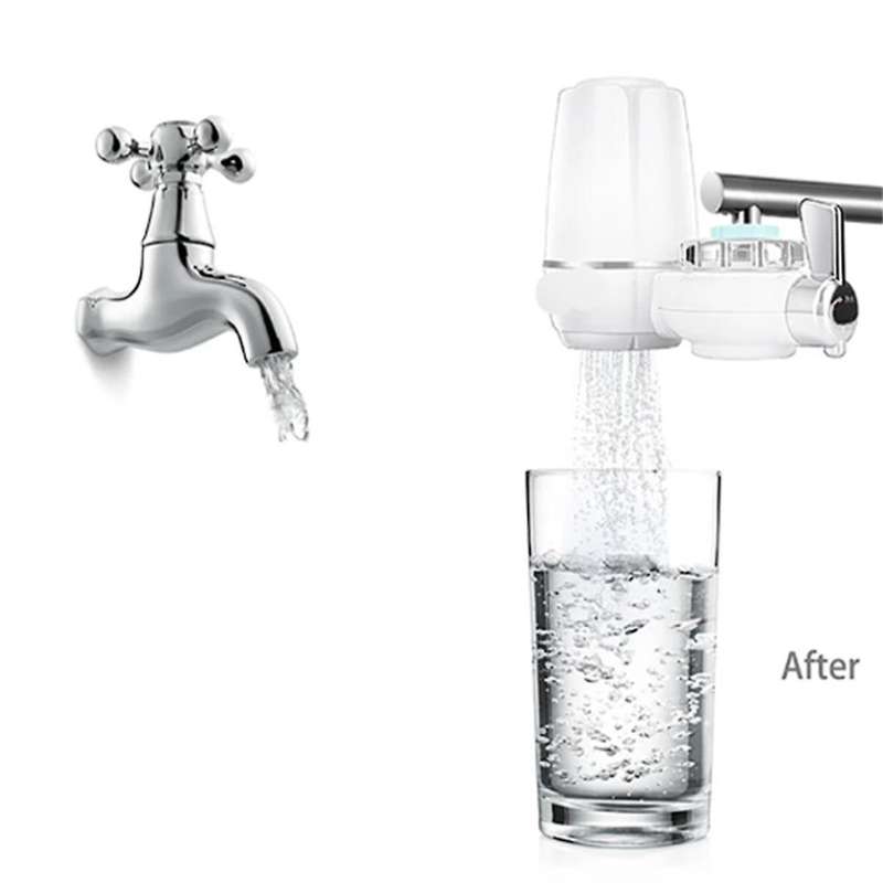 Faucet Tap Water Purifier Activated Carbon Water Filter Cartridges Replaceable Ultrafiltration Membr