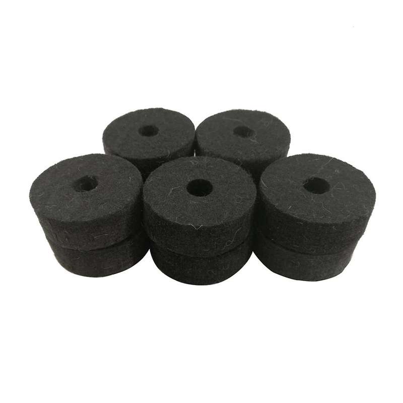 Felt 2.5CM 10 Pieces Drum Cymbal Felt Pad Drum Anti-Slip Felt Drum Accessories
