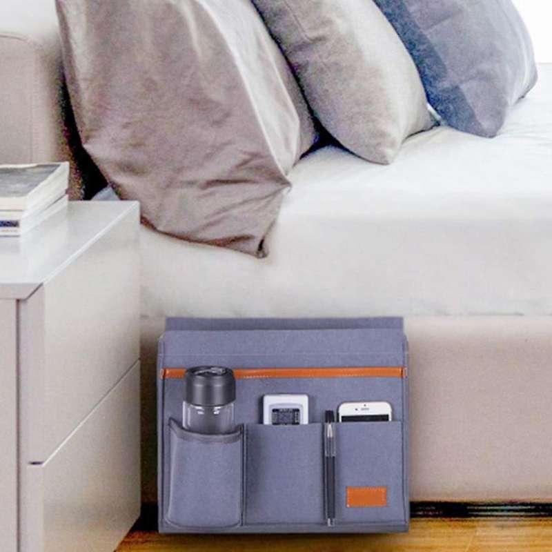 Felt Bedside Sofa Storage Bag Student Dormitory Family Bedside Book Storage Hanging Bag Storage Rack