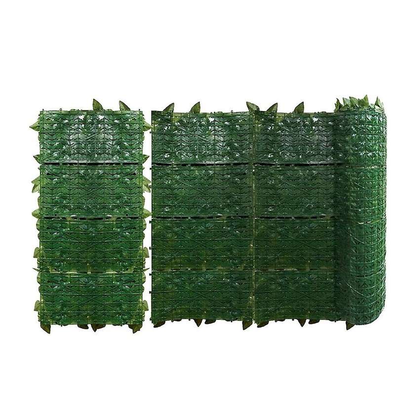 Fence Wall Decoration Artificial Can Stretch Privacy Fence Screen Plant Leaves, Suitable for Home,