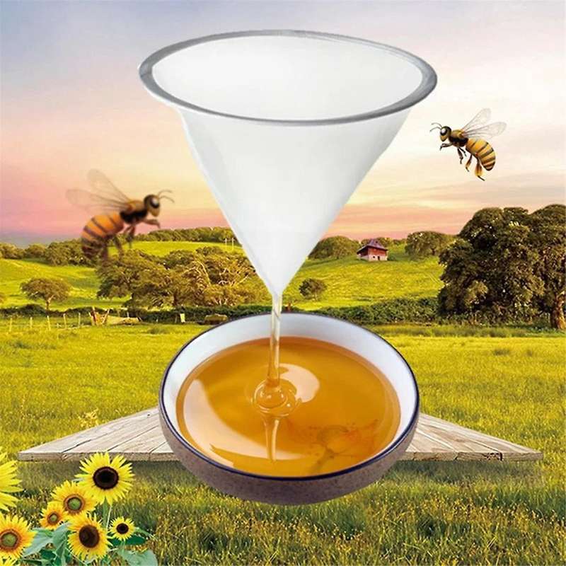Fiber Beekeeping Honey Strainer Filter Screen Purifier Apiary Equipment Tool Colanders Kitchen Gadge