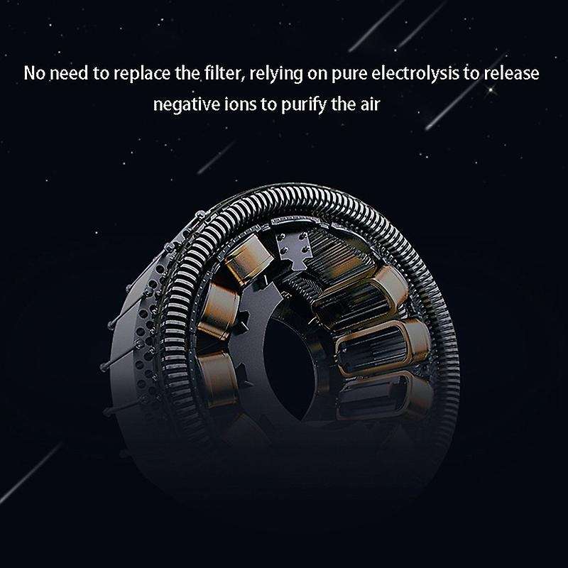 Filter Air Car Air Purifier Infrared Sensor Air Cleaner Best for Car Home Office-Gold