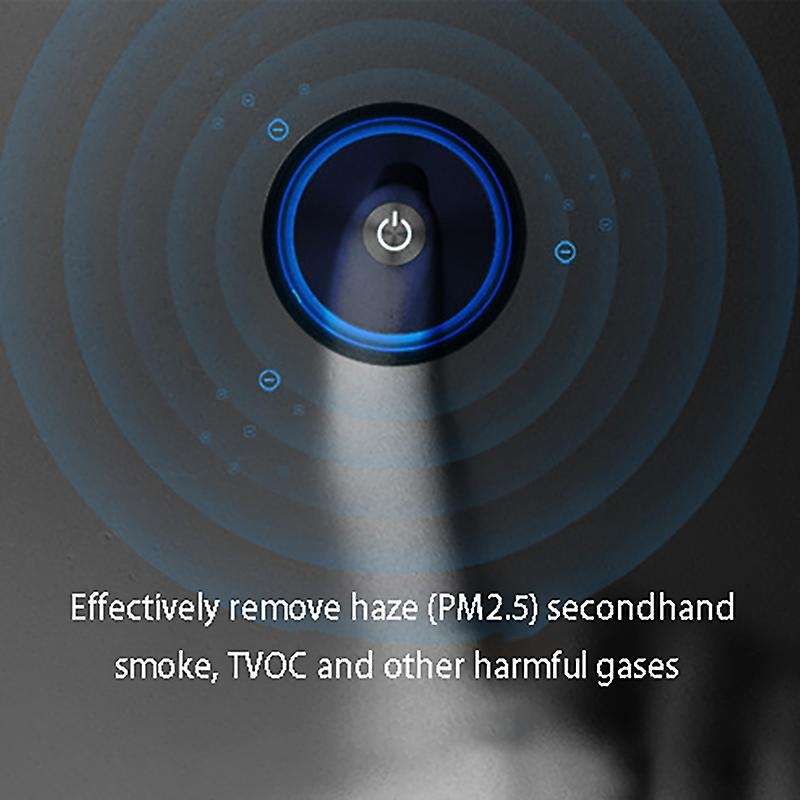 Filter Air Car Air Purifier Infrared Sensor Air Cleaner Best for Car Home Office-Gold
