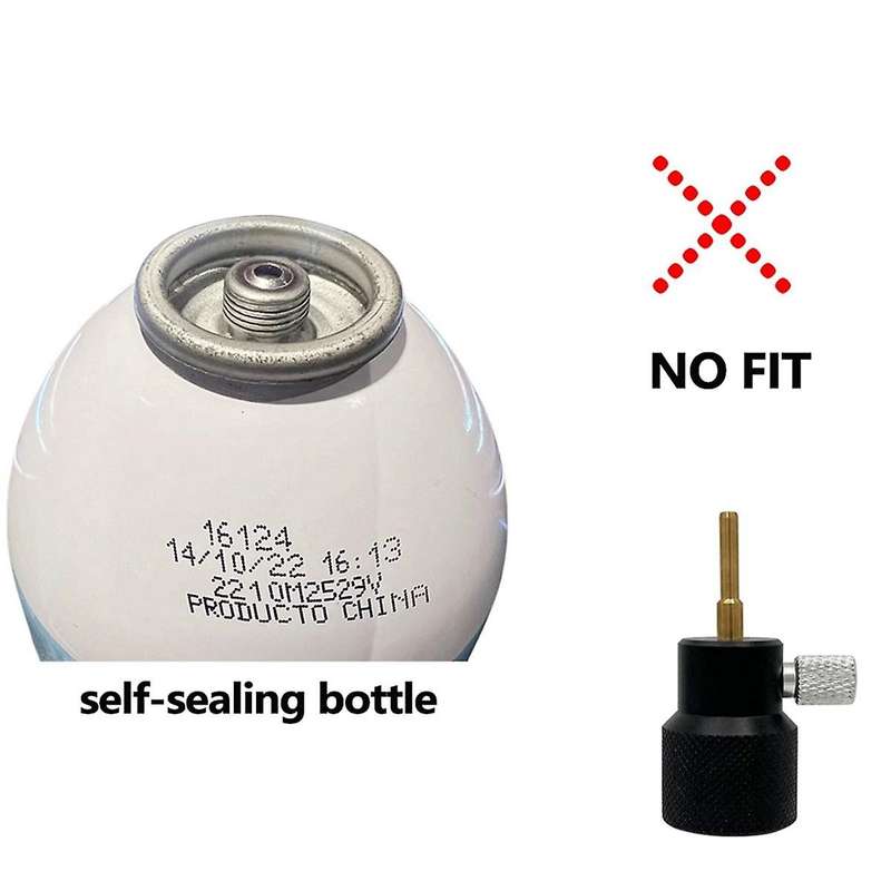 Filling Adapter to Refrigerant R290 Gas Puncture Style Bottle Canister M12,for Magazine Air Soft Ac