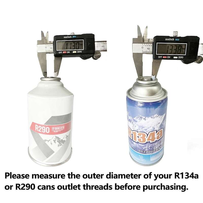 Filling Adapter to Refrigerant R290 Gas Puncture Style Bottle Canister M12,for Magazine Air Soft Ac