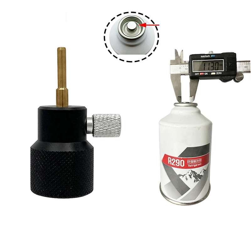 Filling Adapter to Refrigerant R290 Gas Puncture Style Bottle Canister M12,for Magazine Air Soft Ac