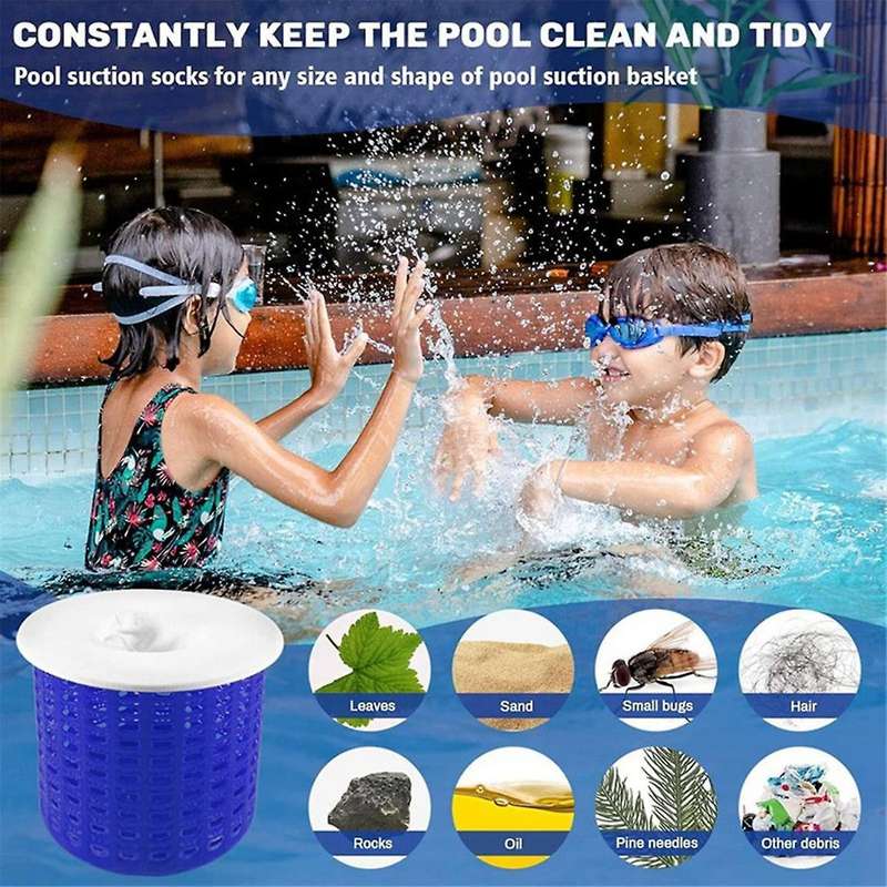 Filter - 30PCS Pool Socks Skimmer Filter Socks Pool Skimmer Basket Sock Pool Filter Socks