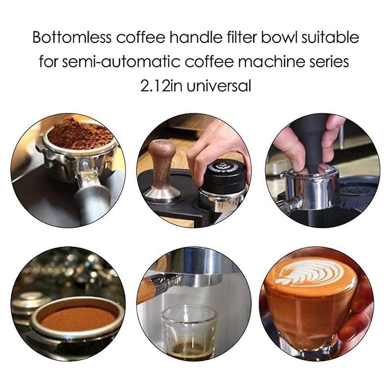 Filter Basket Compatible for Coffee Bottomless Portafilter for Machine Parts Cup Filter Replacement