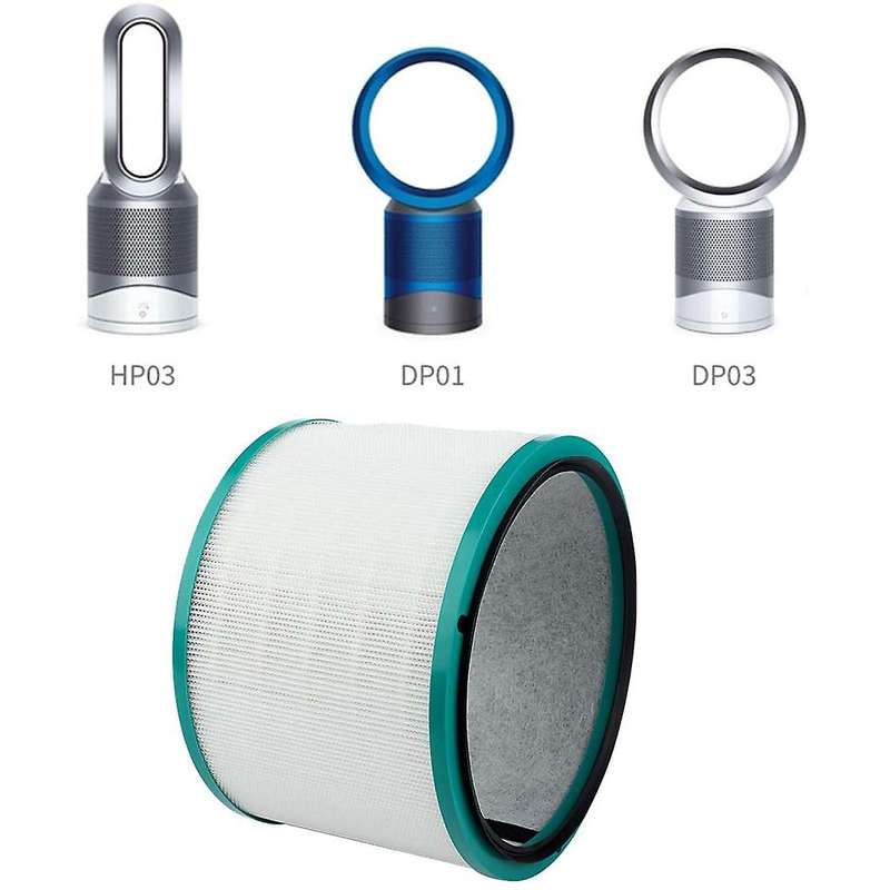 Filter Replacements for Dp01 Dp03 Hp00 Hp01 Hp02 Hp03 Desk Purifiers Pure Hot Cool Purifier Hepa Fi