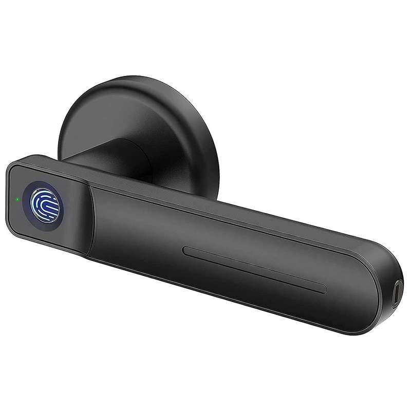 Fingerprint Door Lock, Smart Biometric Lock Safe Handle,Keyless Entry for Family Residence Apartment