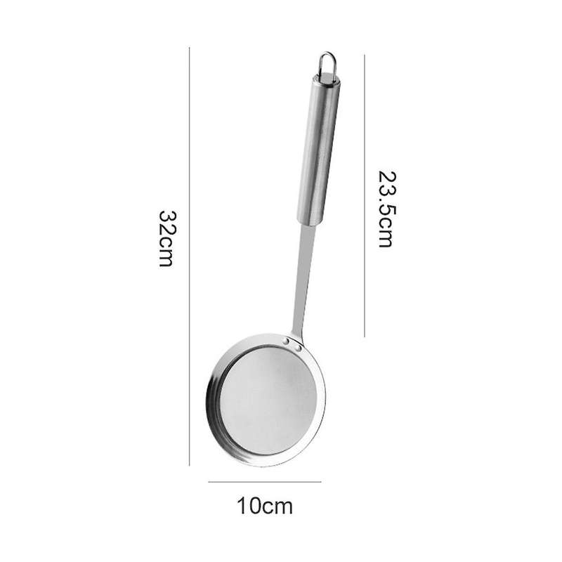 Fine Mesh Spoon, Stainless Steel Hot Pot Fat Strainer, Durable Multi-functional Kitchen Cooking Mes