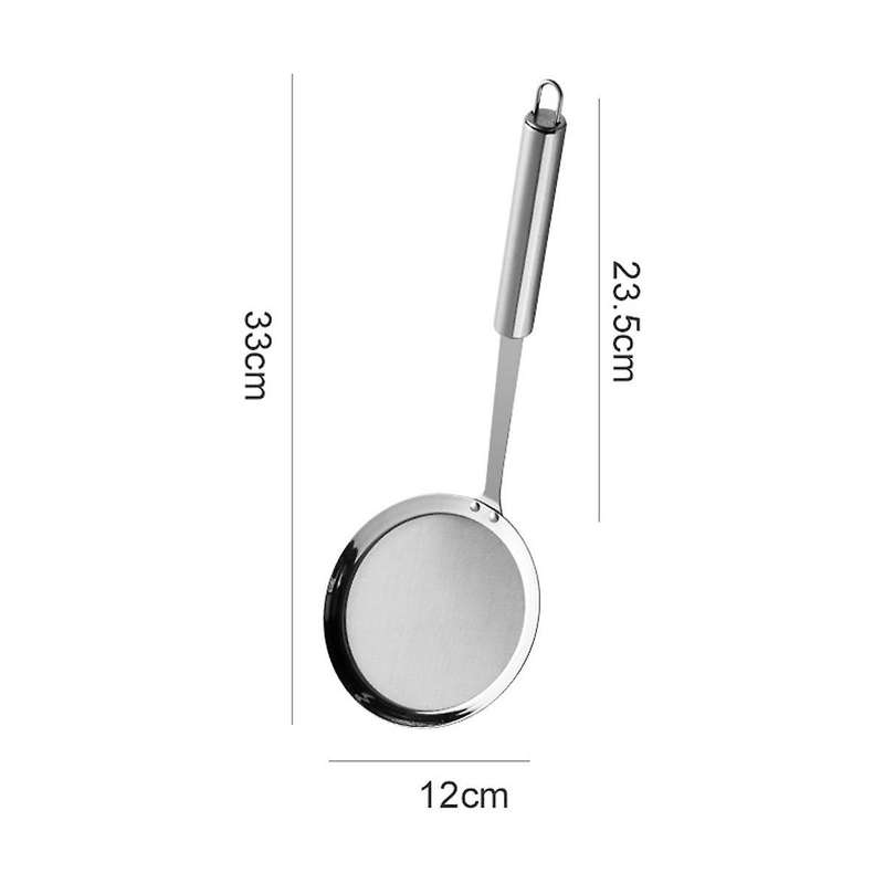 Fine Mesh Spoon, Stainless Steel Hot Pot Fat Strainer, Durable Multi-functional Kitchen Cooking Mes