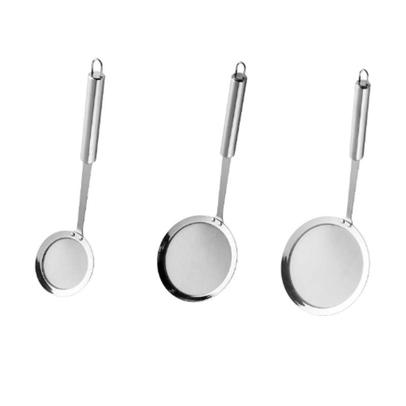 Fine Mesh Spoon, Stainless Steel Hot Pot Fat Strainer, Durable Multi-functional Kitchen Cooking Mes