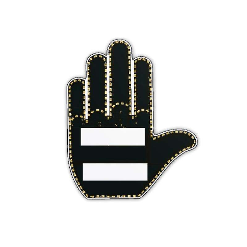 Finger Light LED Car Back Window Sign, Car Finger Gesture Light with Remote, Hand Funny Car Truck Ca