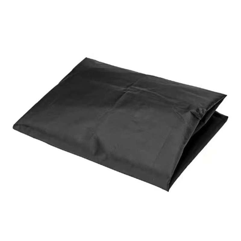 Fire Pit Cover Round 36 Inch Fire Pit Cover, Black, Windproof Drawstring and Waterproof Layer for 30